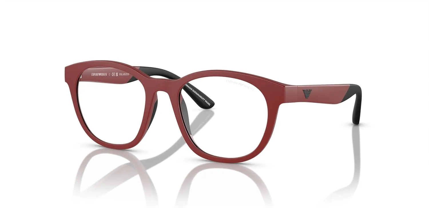 Emporio Armani Ek4001 Prescription Eyewear Frames with Interchangeable Sun Clip-ons Round