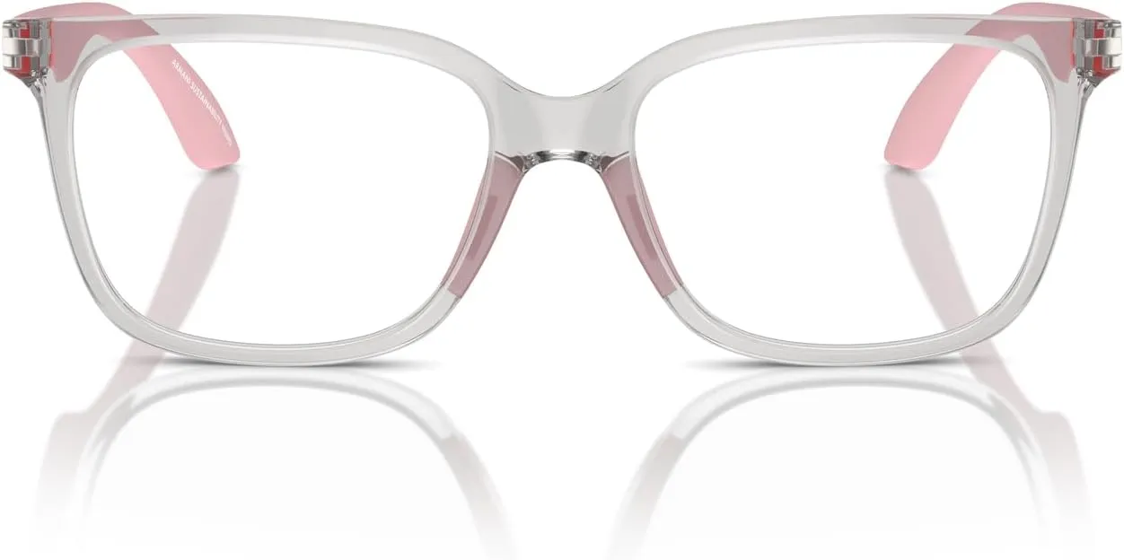 Emporio Armani Girls' Ek3006f Low Bridge Fit Square Prescription Eyewear Frames