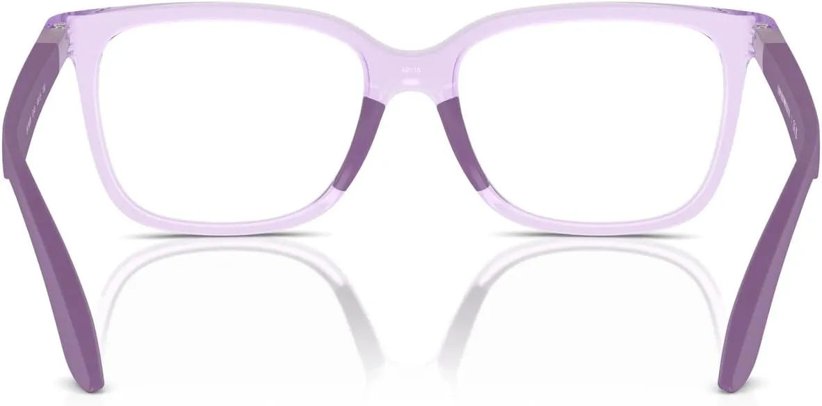 Emporio Armani Girls' Ek3006f Low Bridge Fit Square Prescription Eyewear Frames