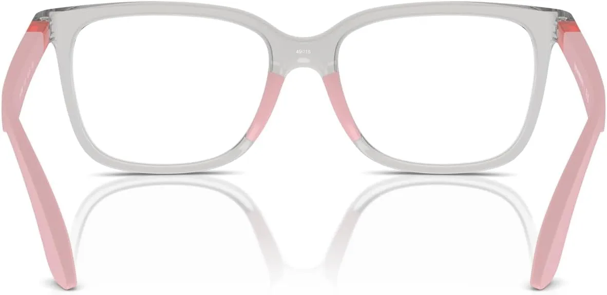 Emporio Armani Girls' Ek3006f Low Bridge Fit Square Prescription Eyewear Frames