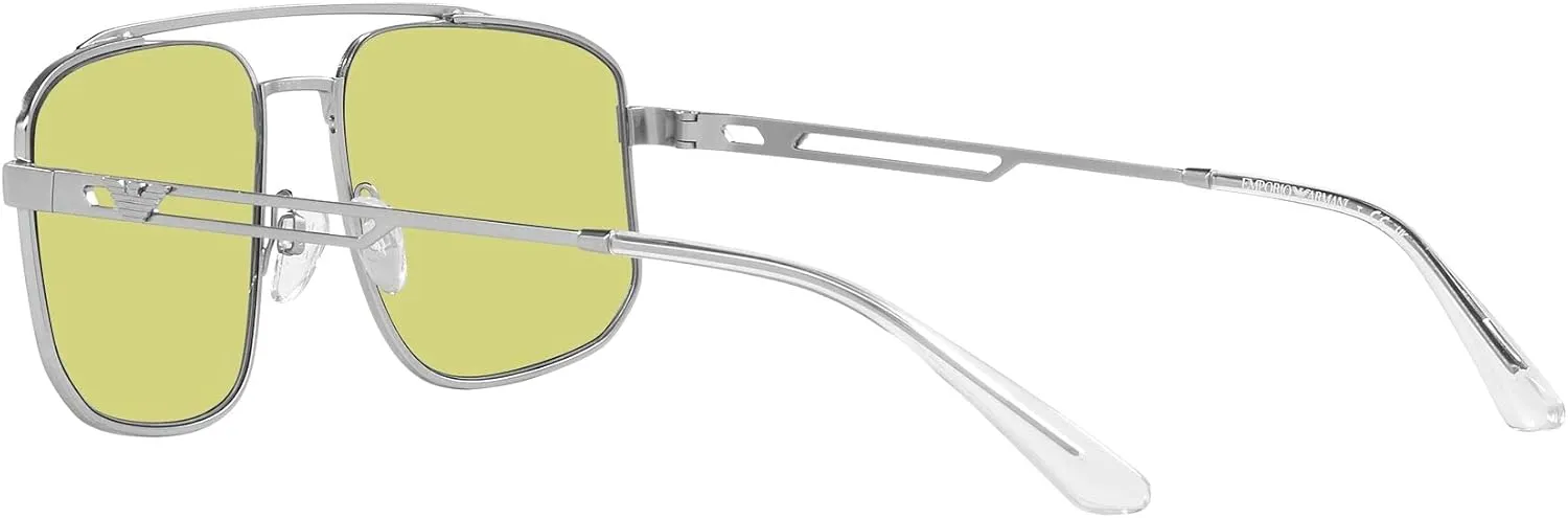Emporio Armani Men's Ea2139 Rectangular Sunglasses