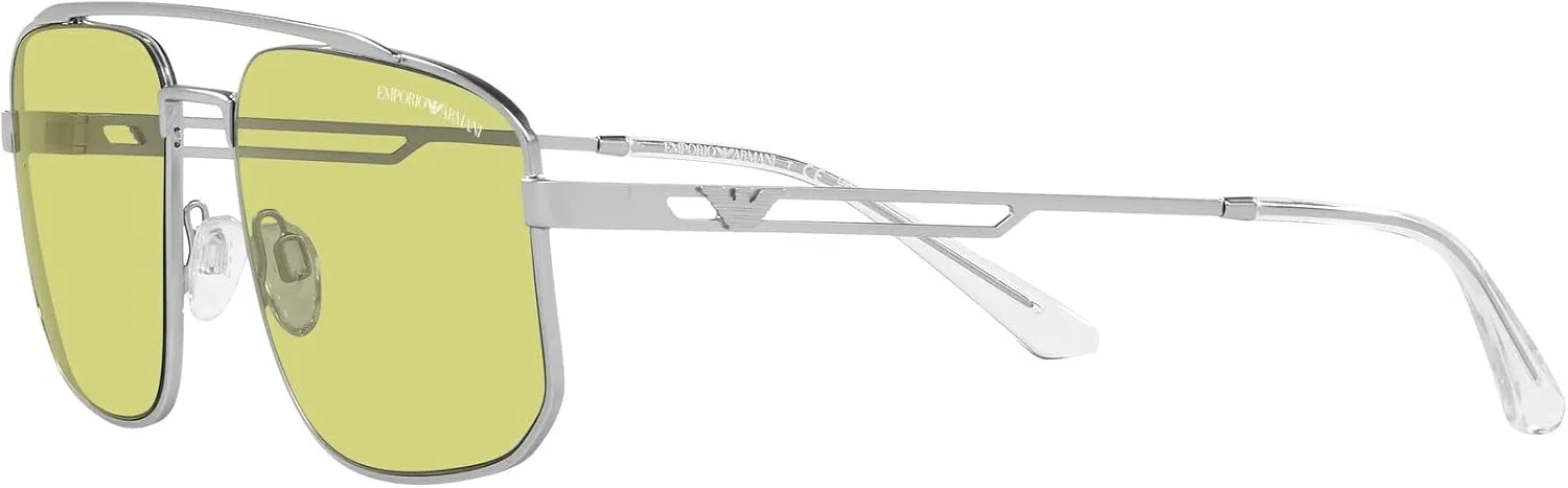 Emporio Armani Men's Ea2139 Rectangular Sunglasses
