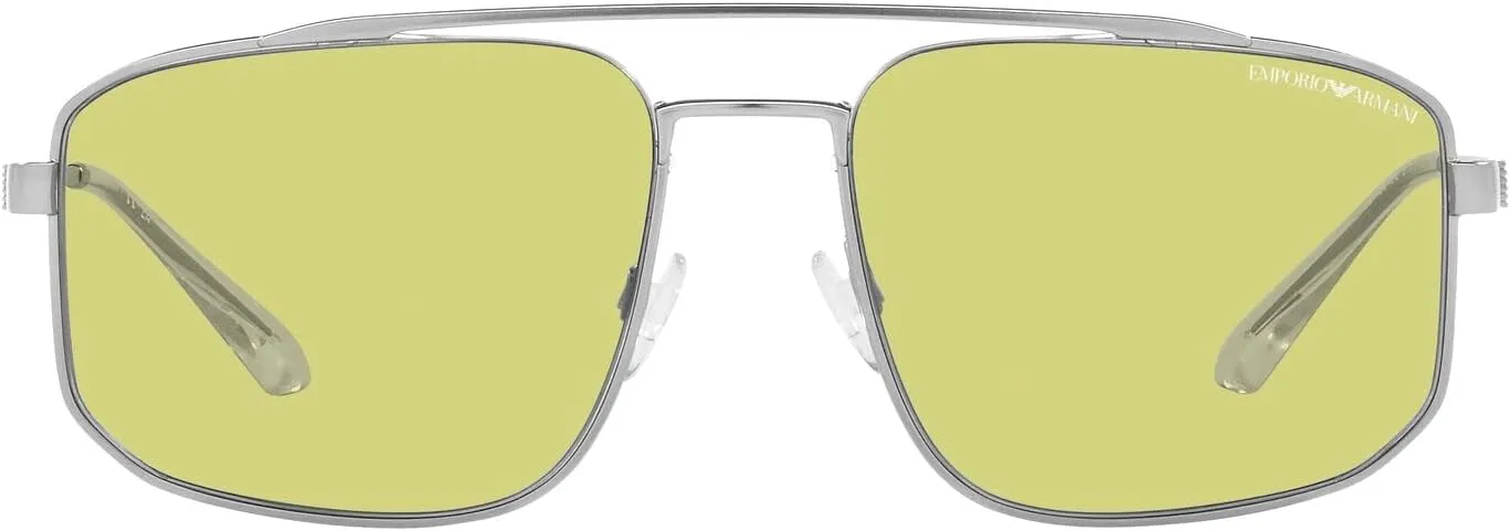 Emporio Armani Men's Ea2139 Rectangular Sunglasses