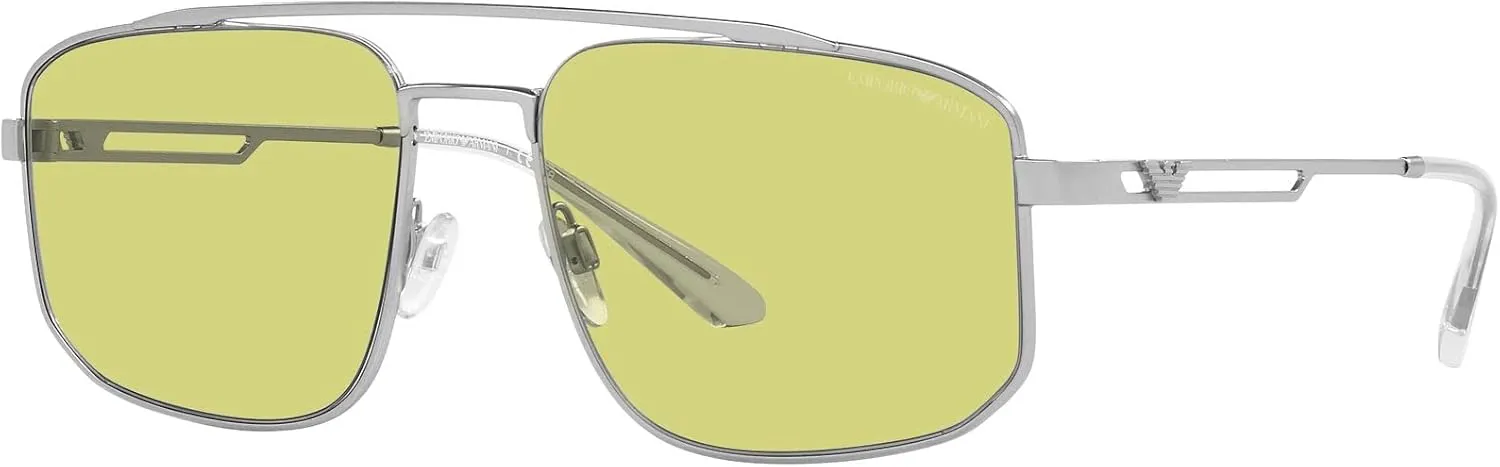 Emporio Armani Men's Ea2139 Rectangular Sunglasses
