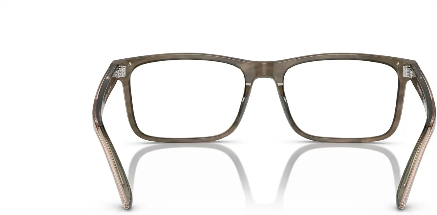 Emporio Armani Men's Ea3227 Square Prescription Eyewear Frames