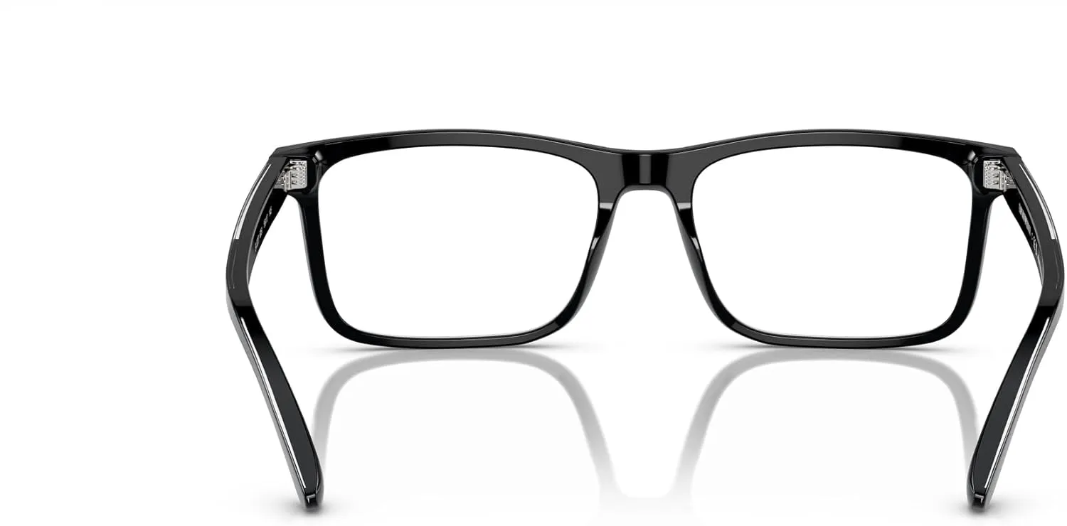 Emporio Armani Men's Ea3227 Square Prescription Eyewear Frames