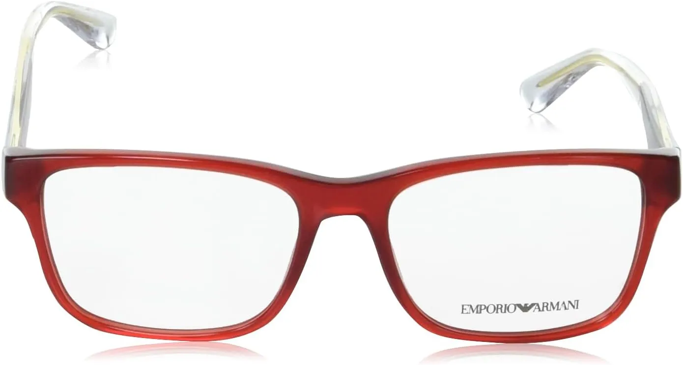 Emporio Armani Men's Ea3239 Rectangular Prescription Eyewear Frames