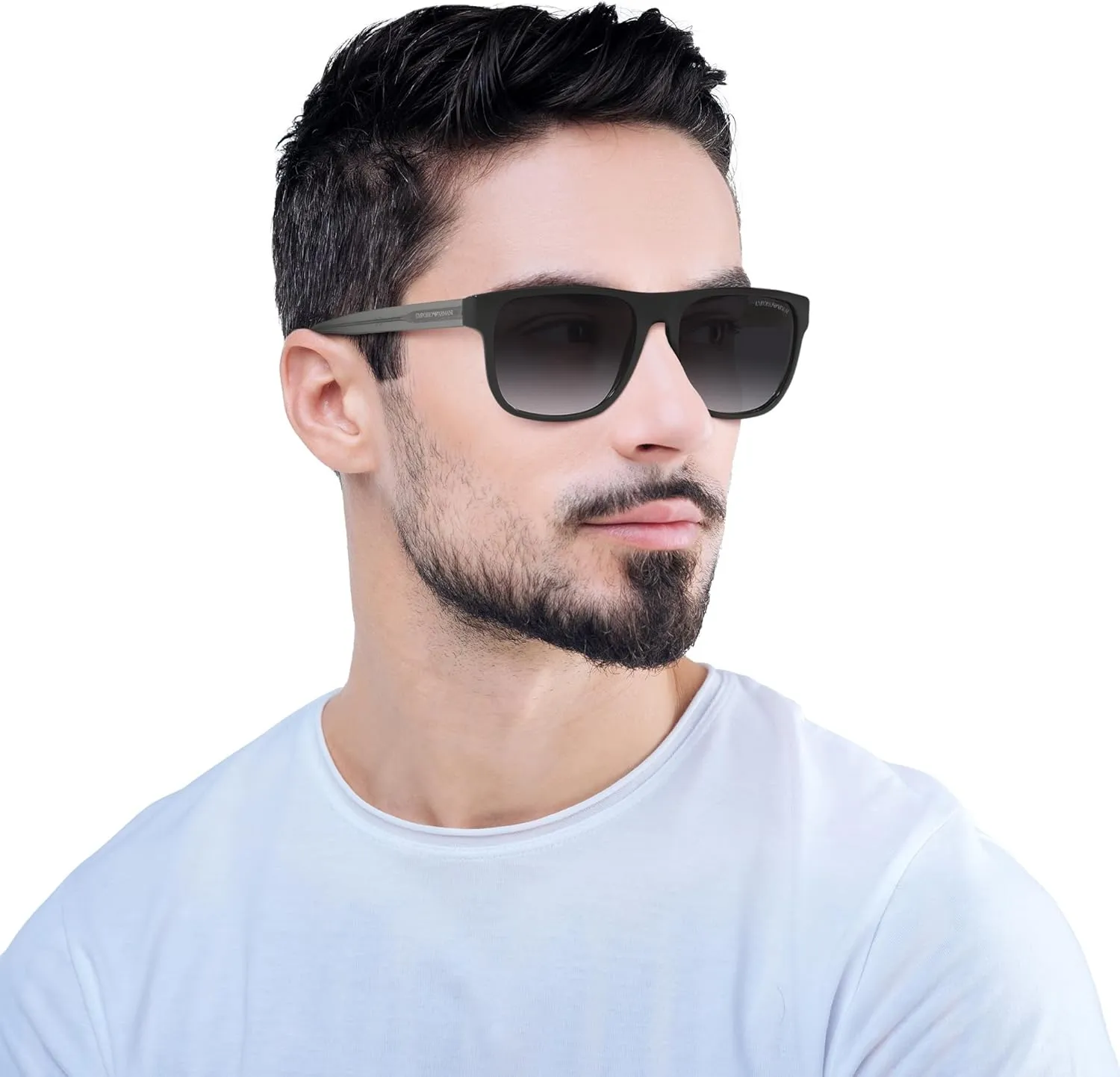 Emporio Armani Men's Ea4163 Square Sunglasses