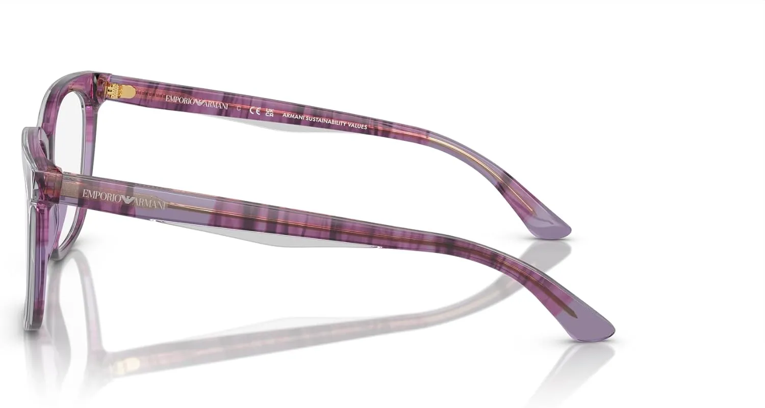 Emporio Armani Women's Ea3228 Square Prescription Eyewear Frames