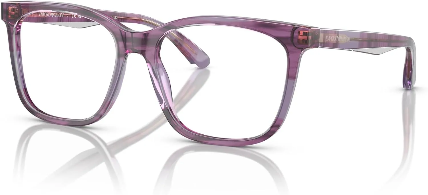 Emporio Armani Women's Ea3228 Square Prescription Eyewear Frames