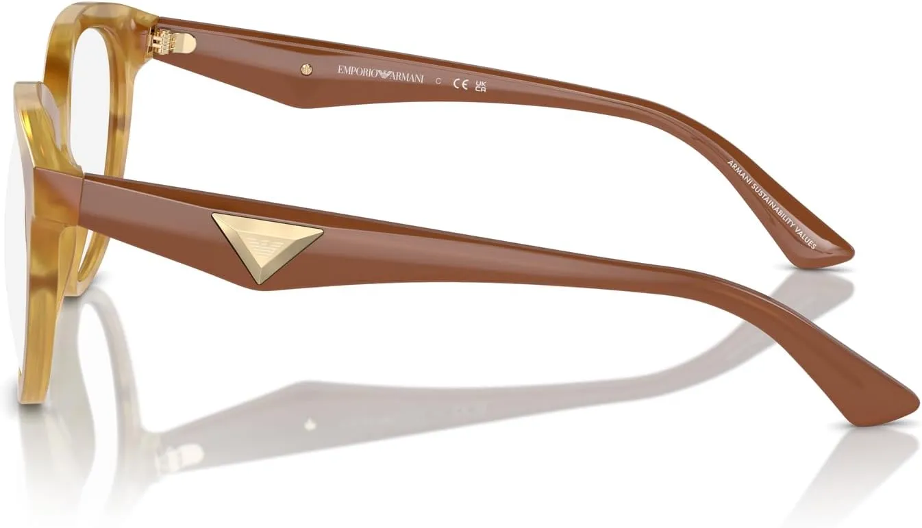 Emporio Armani Women's Ea3236 Cat Eye Prescription Eyewear Frames