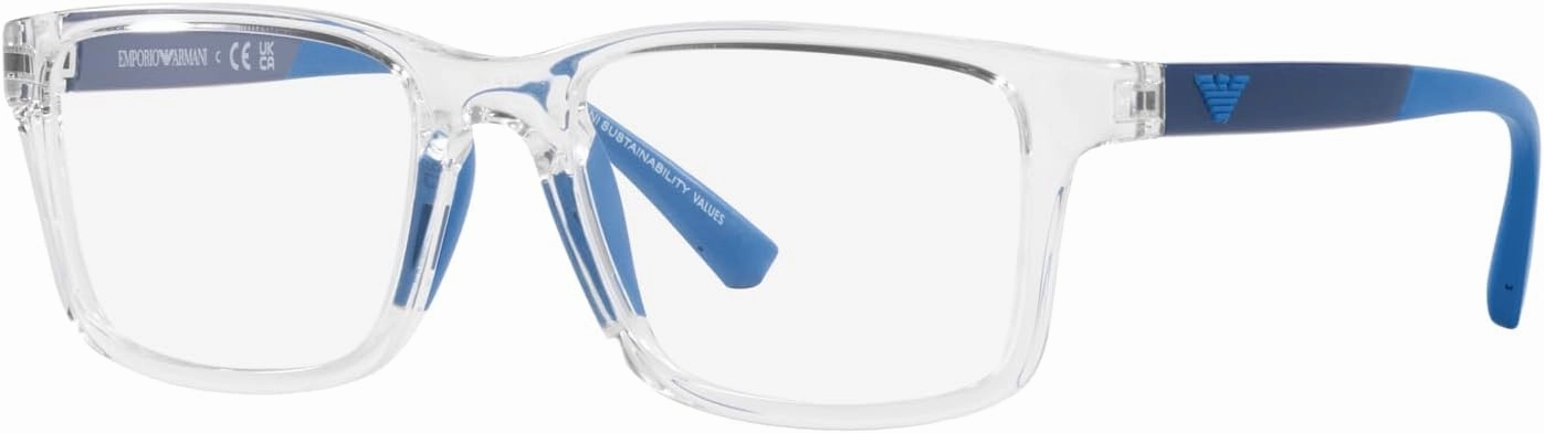 Emporio Armani Boys' Ek3203 Square Prescription Eyewear Frames