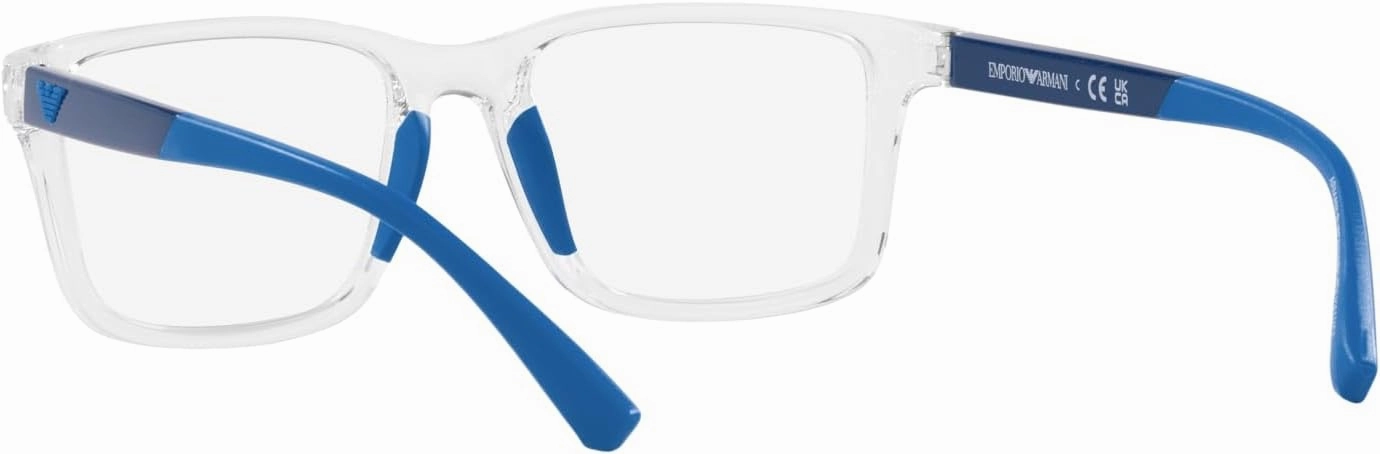 Emporio Armani Boys' Ek3203 Square Prescription Eyewear Frames