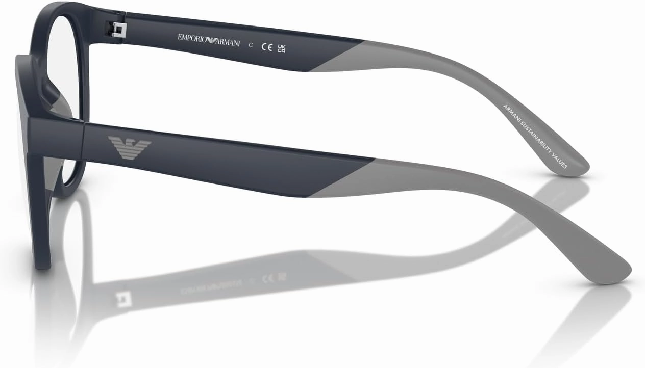Emporio Armani Ek4001 Prescription Eyewear Frames with Interchangeable Sun Clip-ons Round