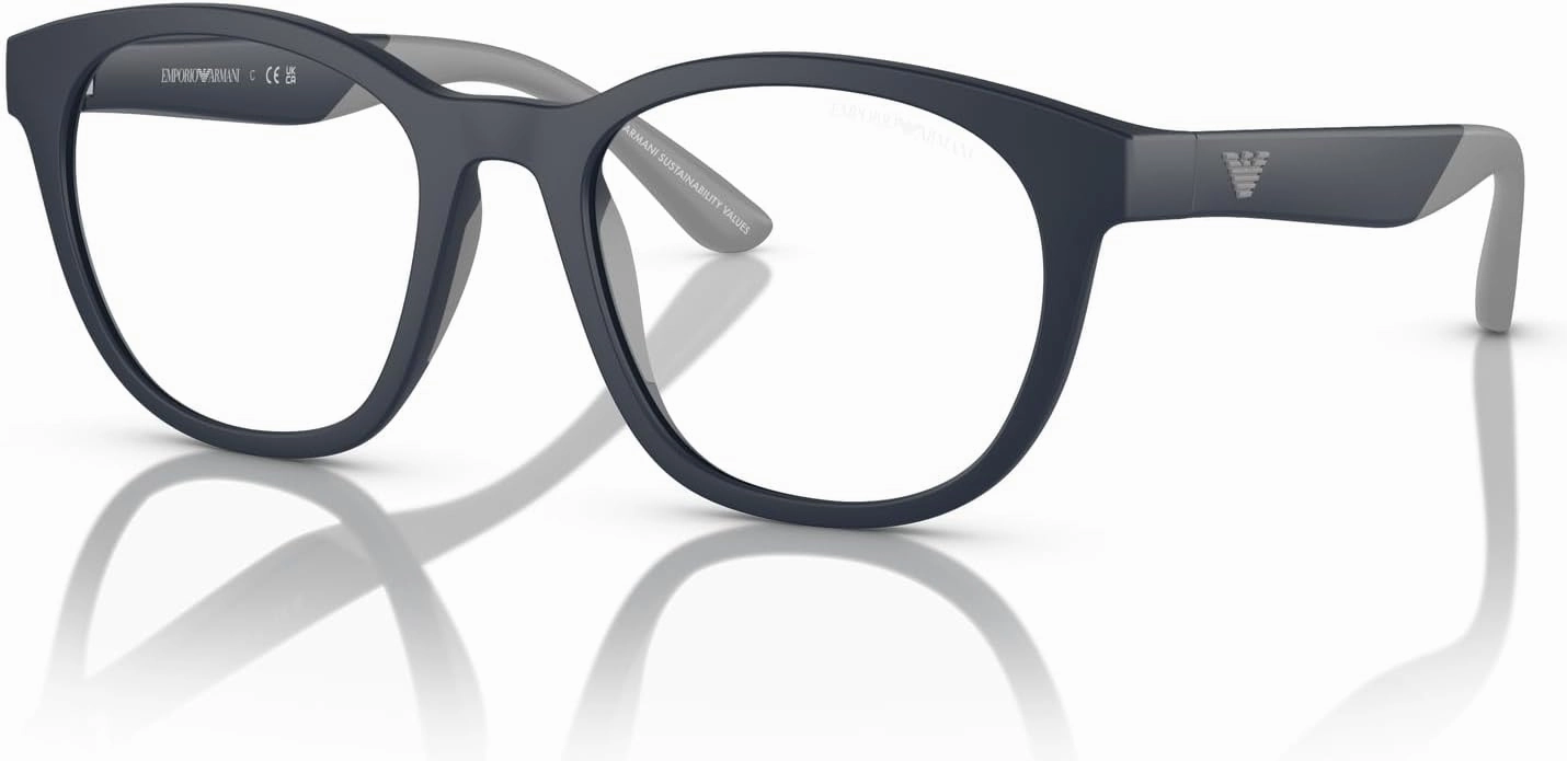 Emporio Armani Ek4001 Prescription Eyewear Frames with Interchangeable Sun Clip-ons Round
