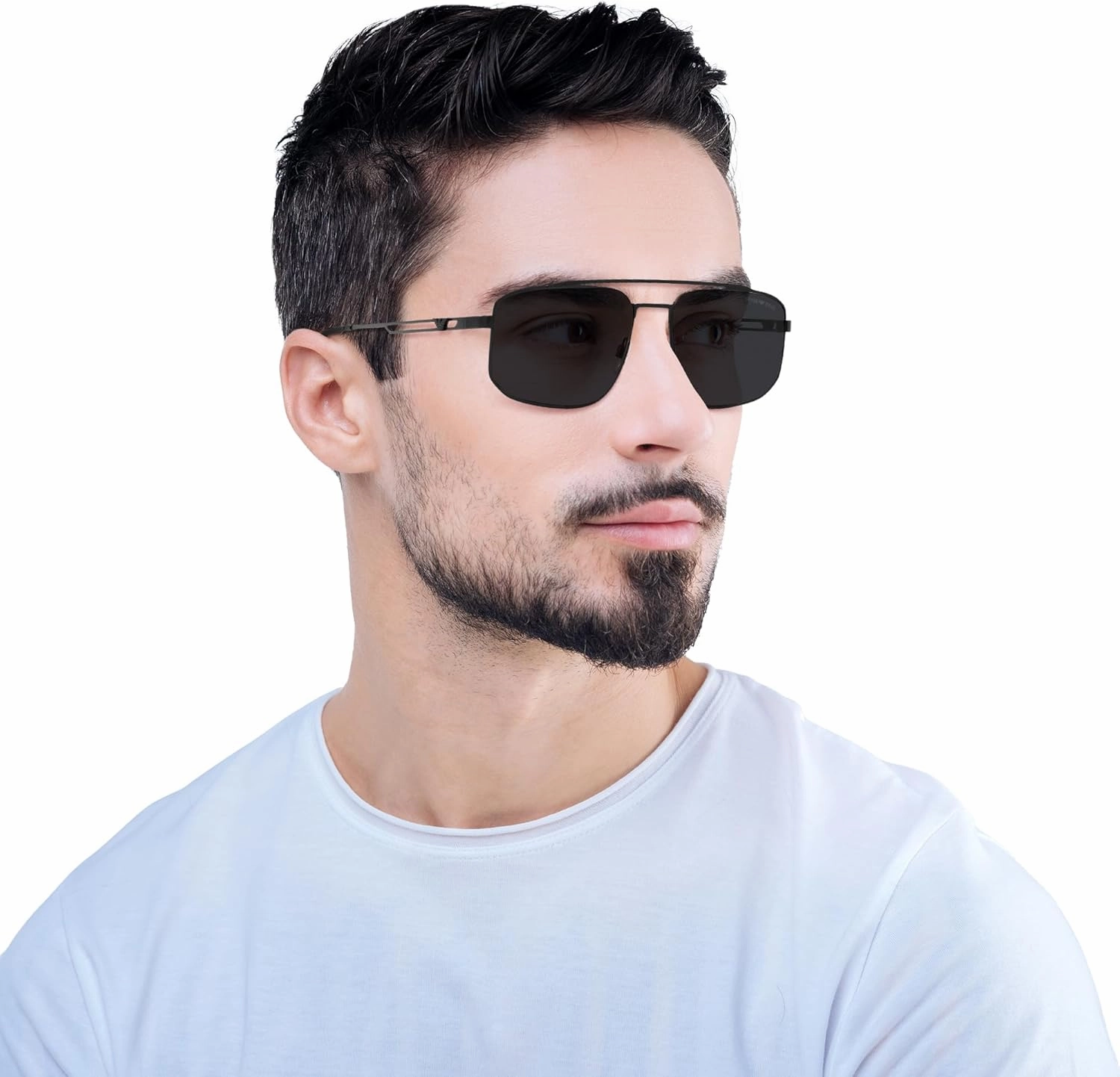 Emporio Armani Men's Ea2139 Rectangular Sunglasses