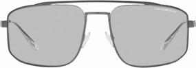 Emporio Armani Men's Ea2139 Rectangular Sunglasses