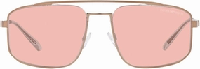 Emporio Armani Men's Ea2139 Rectangular Sunglasses