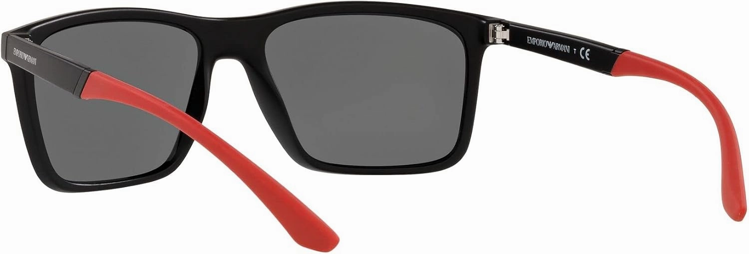 Emporio Armani Men's Ea4170 Rectangular Sunglasses