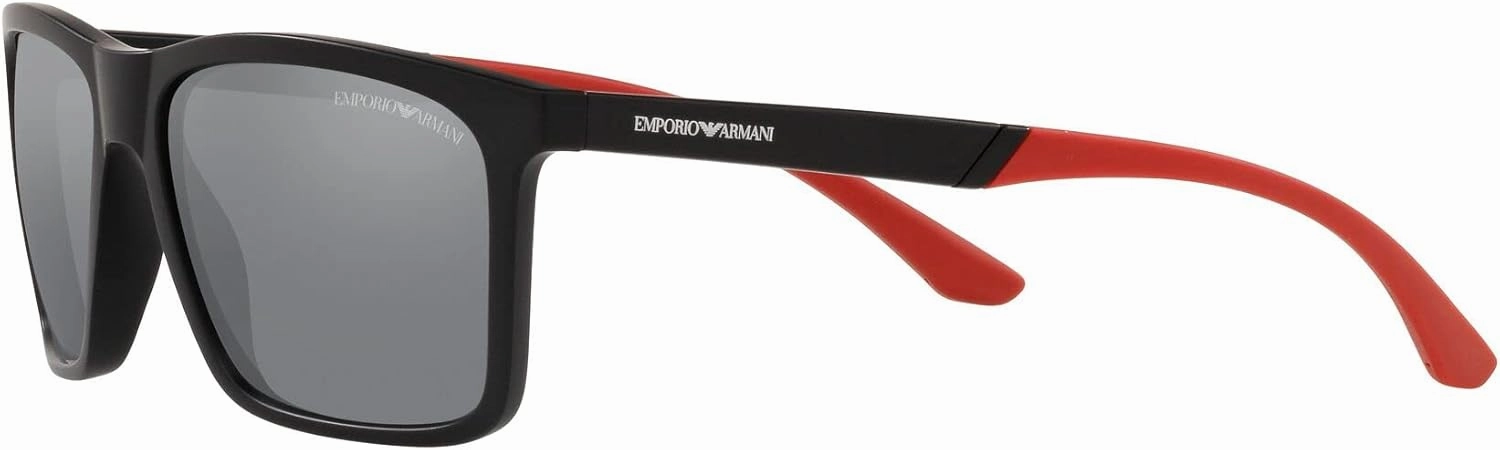 Emporio Armani Men's Ea4170 Rectangular Sunglasses
