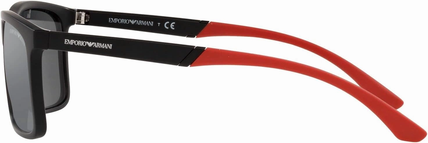 Emporio Armani Men's Ea4170 Rectangular Sunglasses