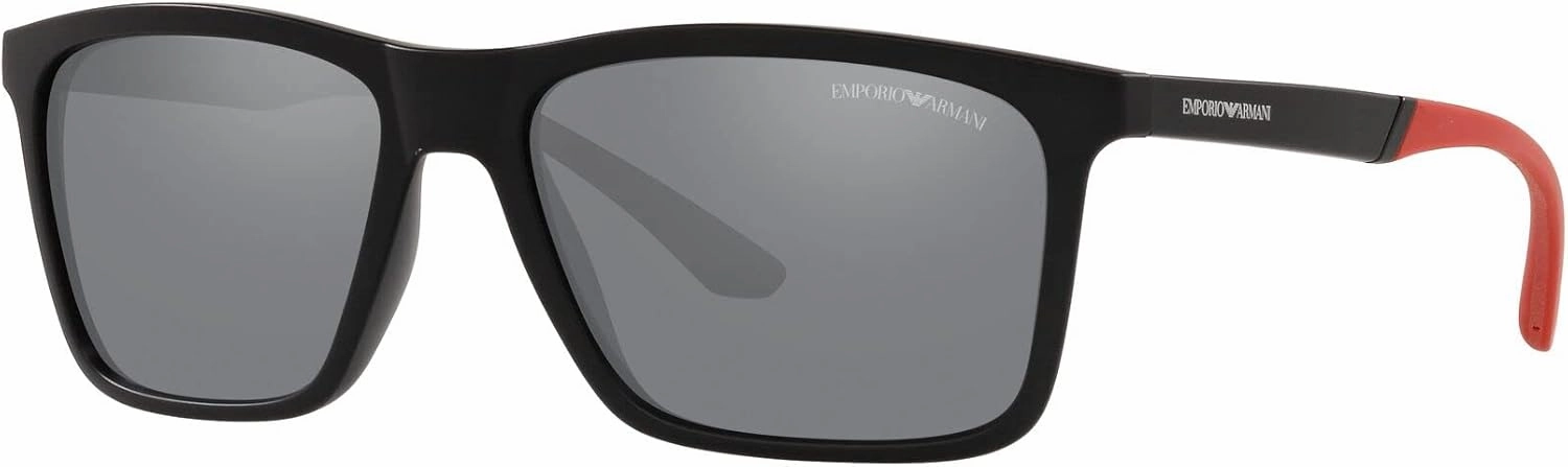 Emporio Armani Men's Ea4170 Rectangular Sunglasses