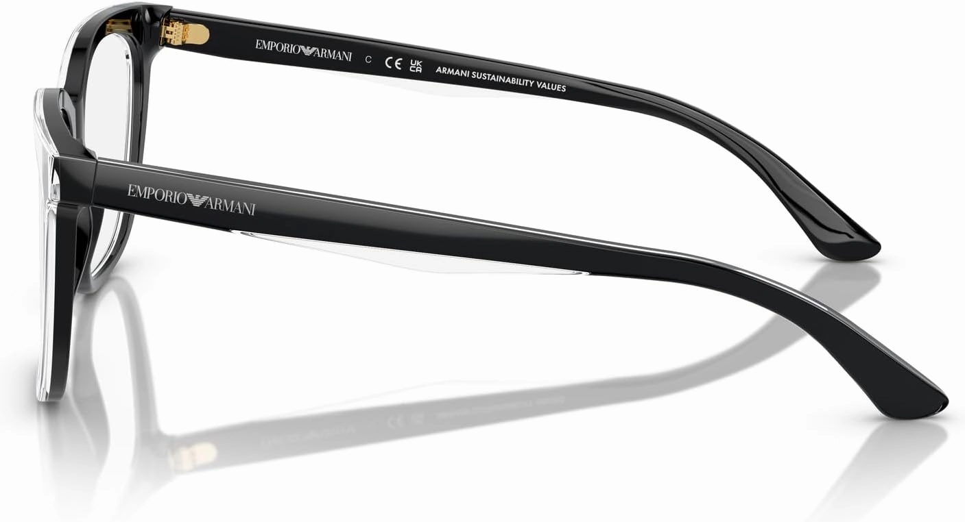 Emporio Armani Women's Ea3228 Square Prescription Eyewear Frames