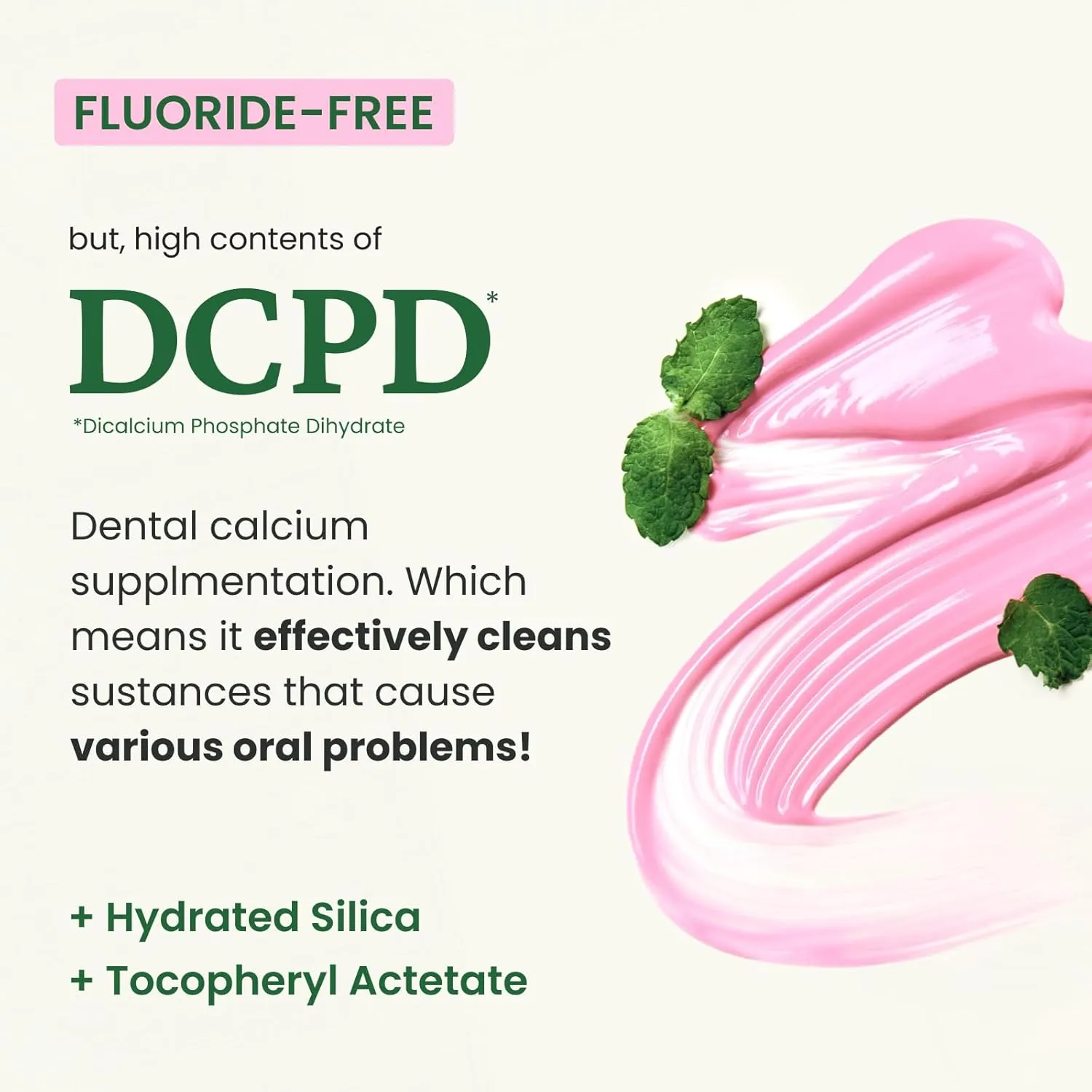 EUTHYMOL Original Toothpaste (3.7fl oz*3, Pack of 3) - Fluoride-Free Toothpaste for Sensitive Teeth & Gum. Bad Breath, Cavity Prevention, 12-Hour Long Lasting Freshness with Wintergreen