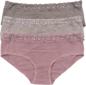 Felina | Low Rise Micro Modal Hipster | Panty | 3-Pack | Lace