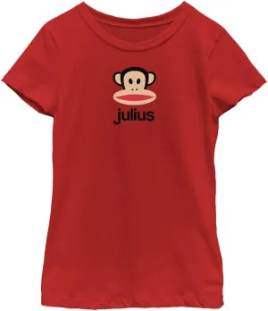 Fifth Sun Paul Frank Julius Head and Name Girls Short Sleeve Tee Shirt