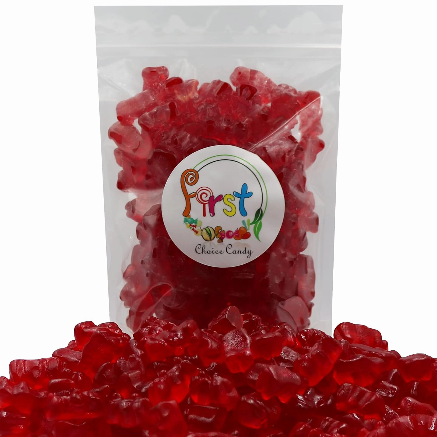 FirstChoiceCandy Gummy Bears (Red Wild Cherry, 5 Pound (Pack of 1))