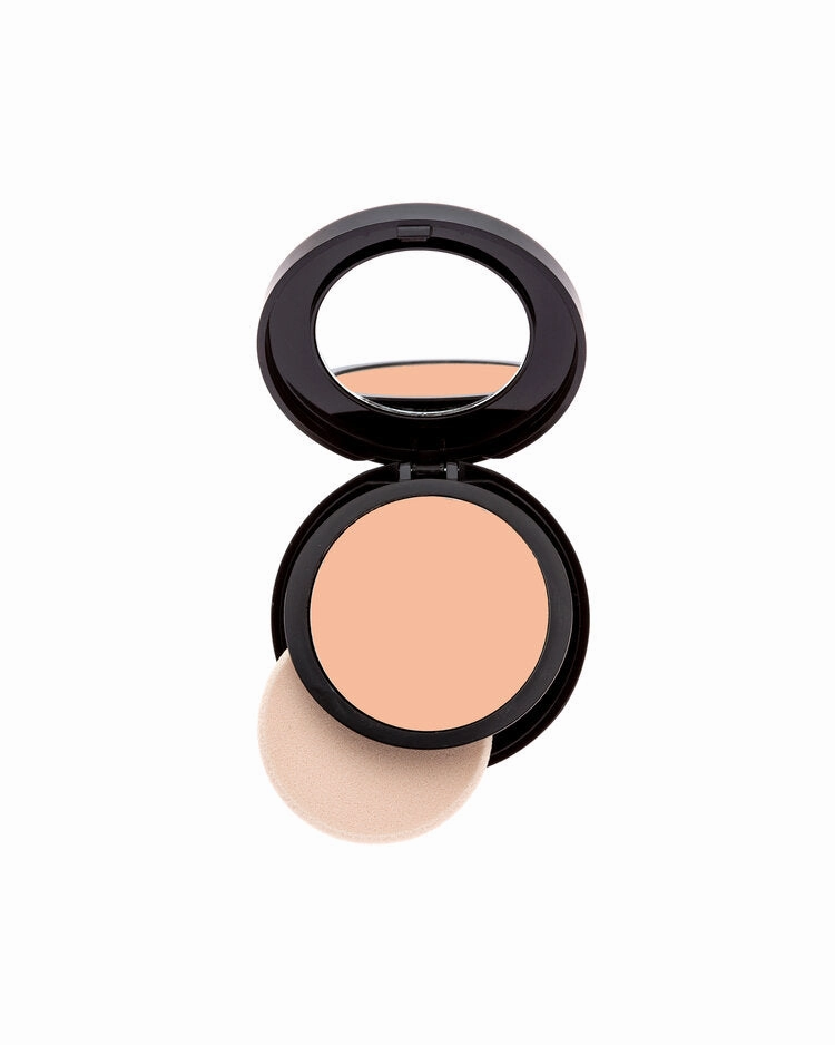 Flawless Finish; Cream to powder foundation.