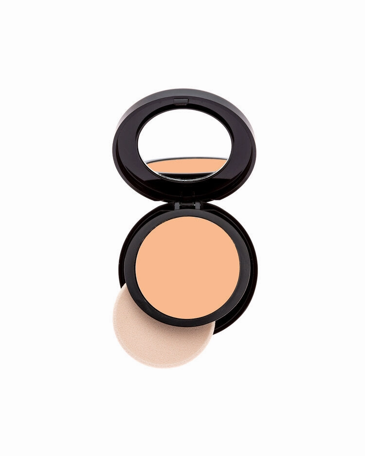 Flawless Finish; Cream to powder foundation.