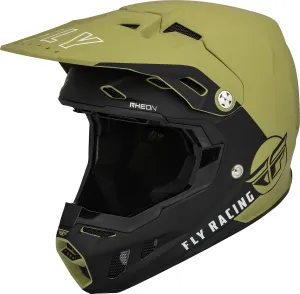 Fly Racing 73-4324L Formula Cc Centrum Helmet Matte Olive Green/Black Lg