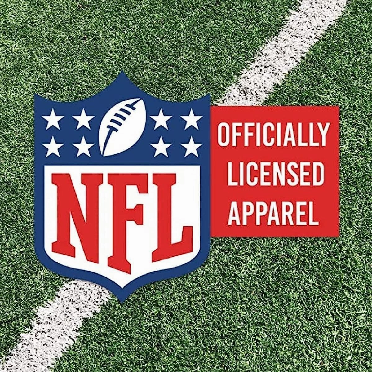 FOCO NFL Men's Officially Licensed Gray Team Color Primary Logo Arched Wordmark Performance Crewneck Short Sleeve T-Shirt