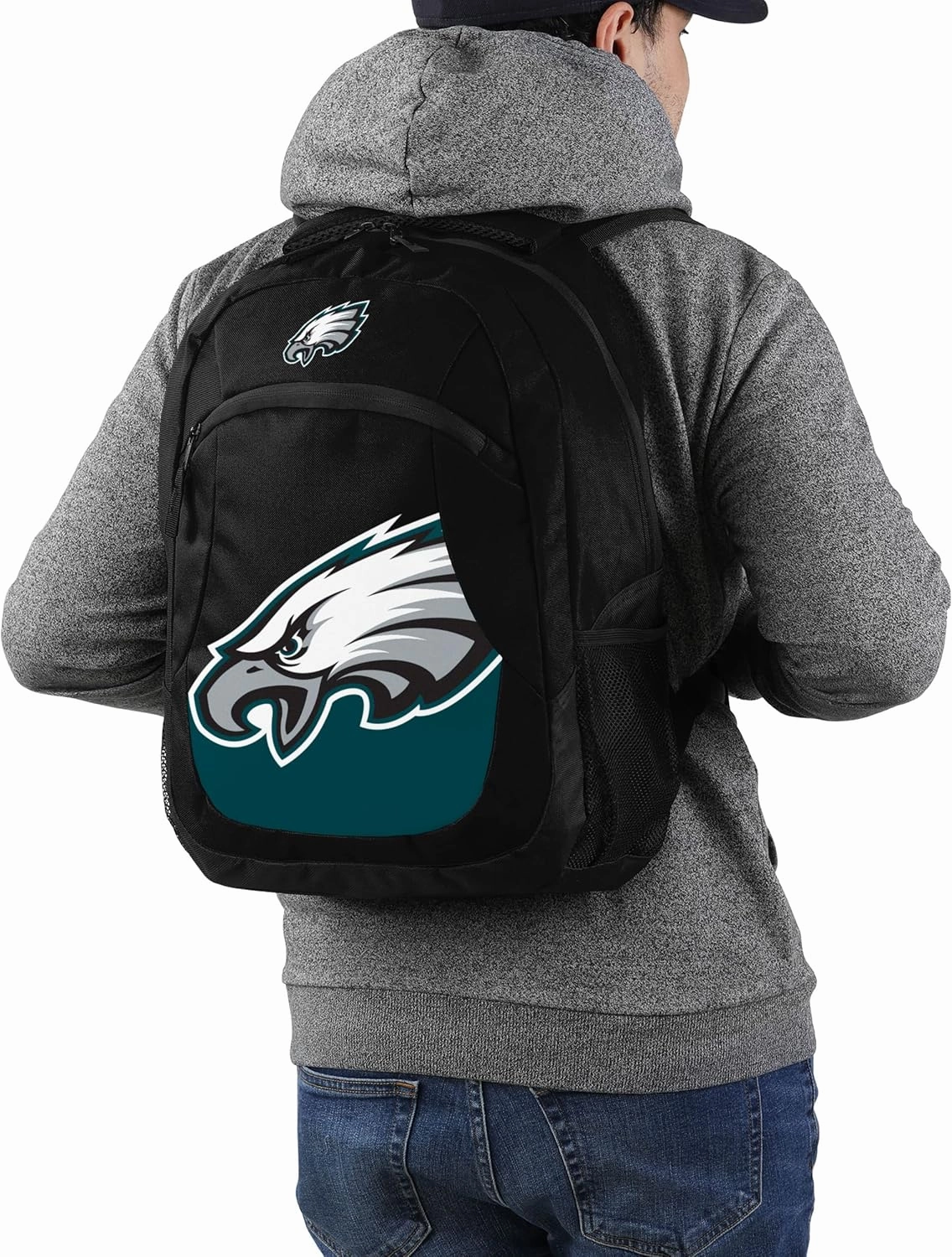 FOCO NFL Team Logo Action Backpack, Colorblock, One Size