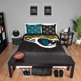 FOCO Philadelphia Eagles NFL Team Color Bed In a Bag Comforter Bedding 3 Piece Full Set