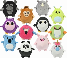 Forest & Twelfth Set of 12 Eggamals Plush Animal Toys, 5” Stuffed Sensory Toys for 0  Months, Newborns & Infants, Ideal as Stocking Stuffers, Party Favors, Classroom Rewards