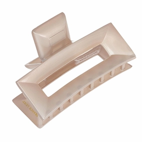 France Luxe Tammy Claw Hair clip for women, Champagne strong hair clip for thick hair, acetate and metal spring