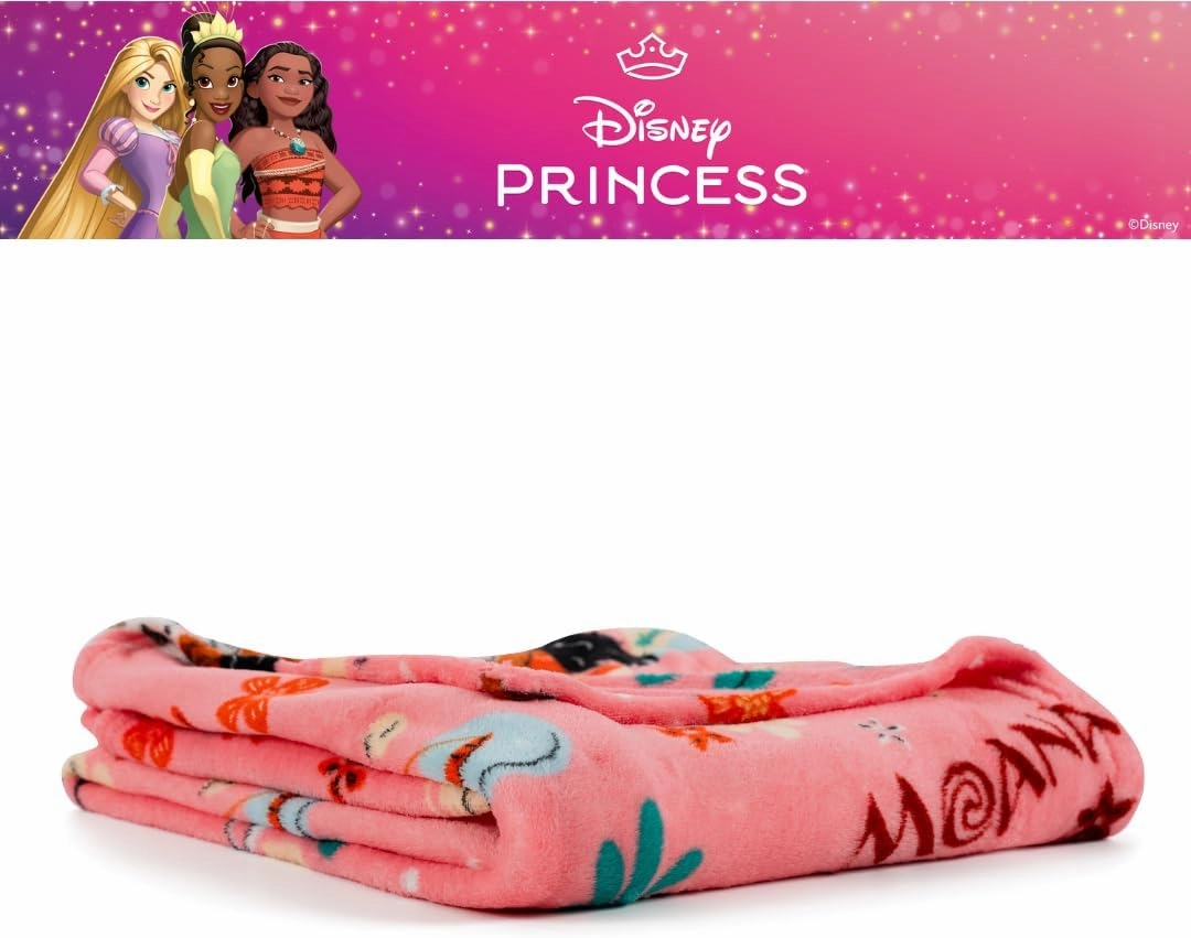 Franco Disney Princess Moana Kids Bedding Super Soft Plush Throw Blanket, 46 in x 60 in, (Officially Licensed Product)