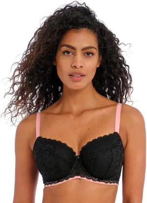 Freya Women's Offbeat Underwire Padded Half Cup Bra