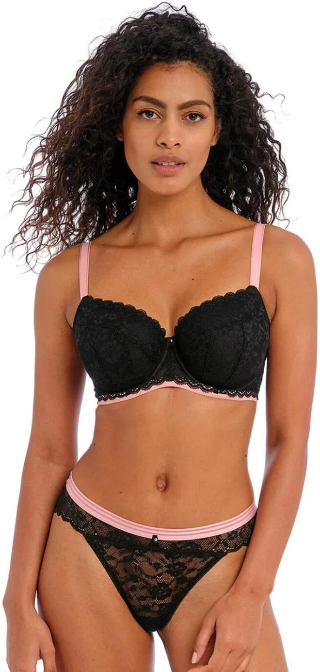 Freya Women's Offbeat Underwire Padded Half Cup Bra
