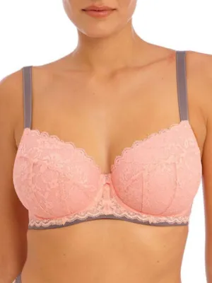 Freya Women's Offbeat Underwire Padded Half Cup Bra