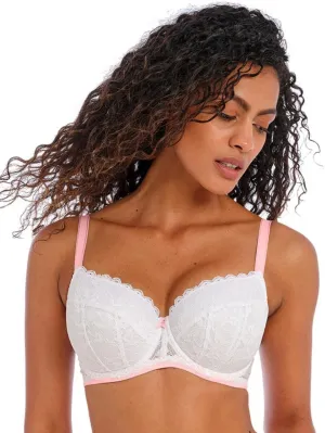 Freya Women's Offbeat Underwire Padded Half Cup Bra