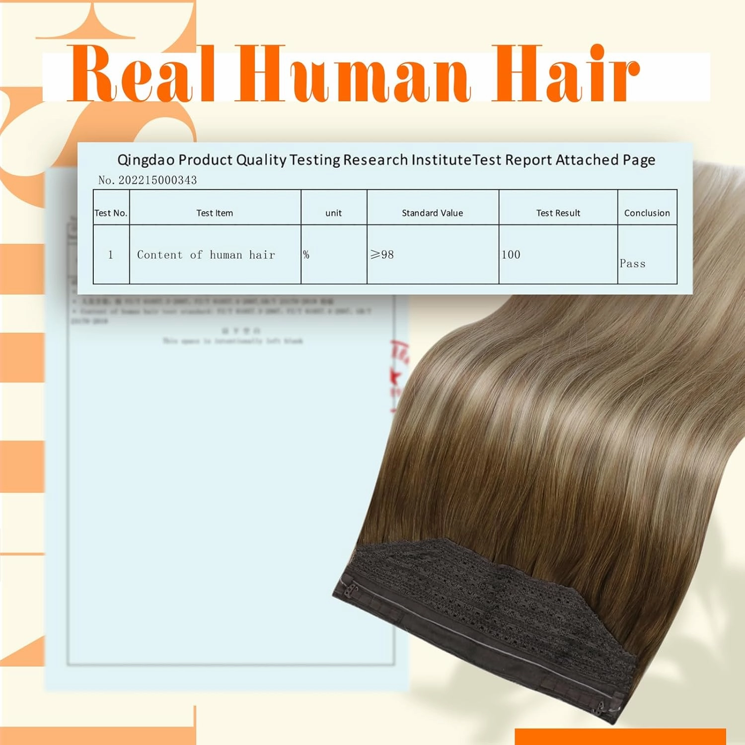 Fshine Invisible Wire Hair Extensions Real Human Hair 14 Inch Wire Human Hair Extensions Balayage Walnut Brown to Ash Brown and Butter Blonde One Piece Hair Extensions Clip in Human Hair Remy Hair 70g
