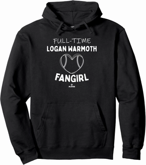 Full-time Fangirl Logan Warmoth Prospect Baseball Fan Gear Pullover Hoodie