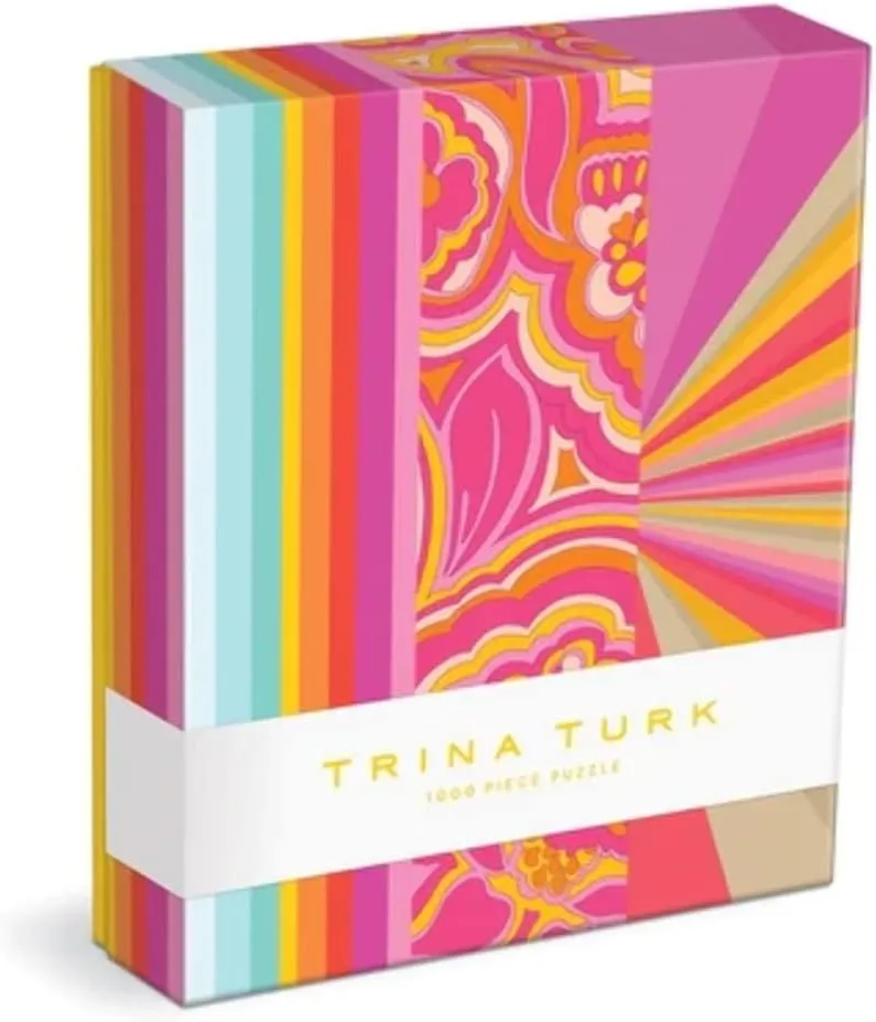 Galison Trina Turk 1000 Piece Puzzle from Galison - Bright and Colorful 1000 Piece Puzzle, Featuring The Prints of Trina Turk, Thick and Sturdy Pieces, Fantastic Gift Idea