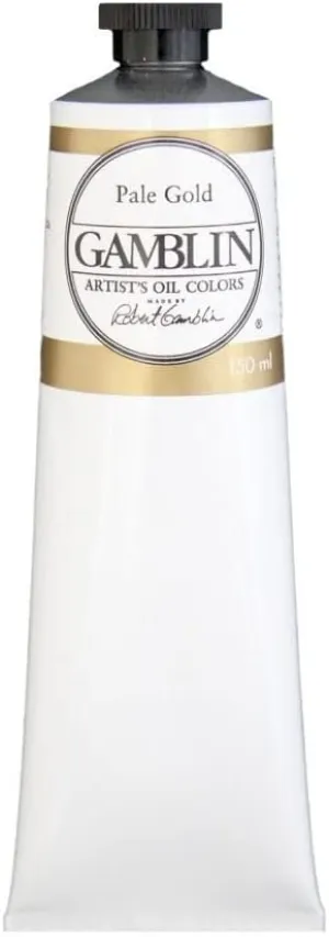 Gamblin Artist Oil Color - Pale Gold - 150 ml Tube