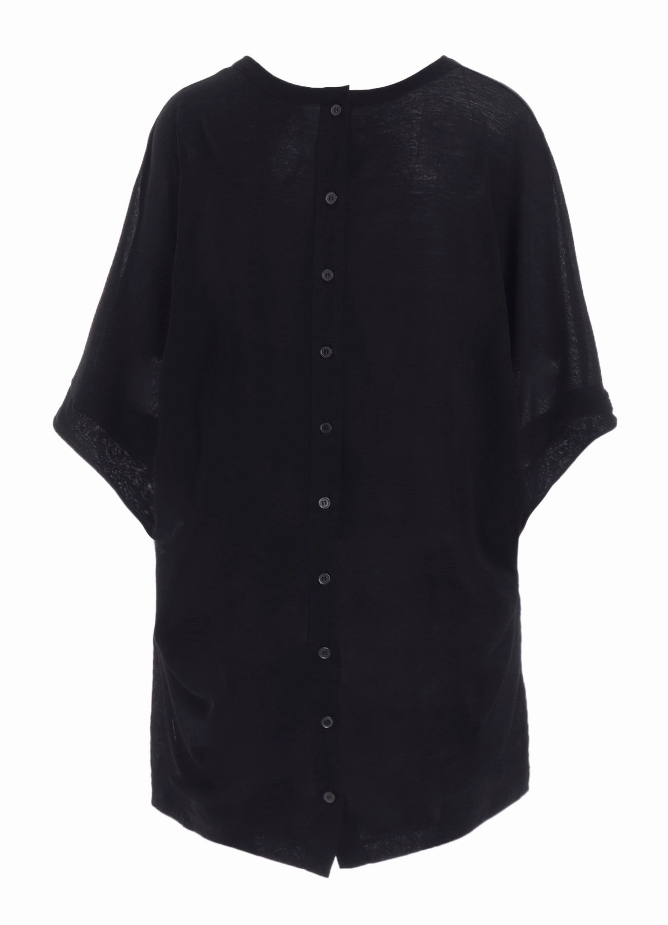 GASSING YARN SINGLE JERSEY BACKSIDE BUTTON CARDIGAN