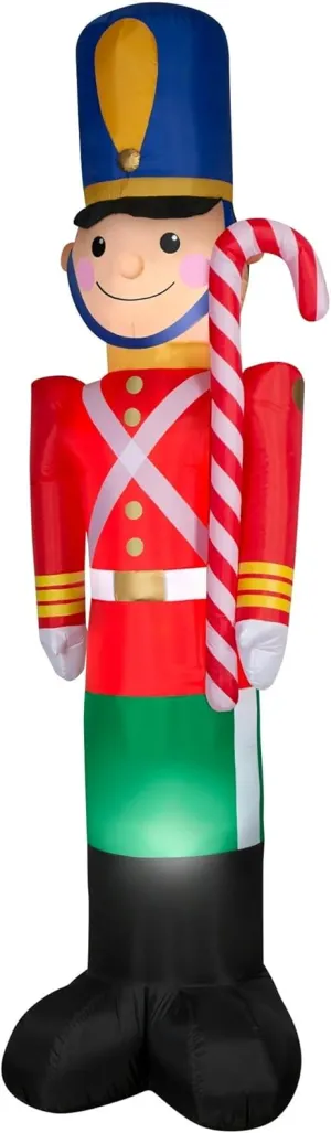Gemmy Airblown Inflatables Christmas 10 Foot Toy Soldier Outdoor Christmas Decoration